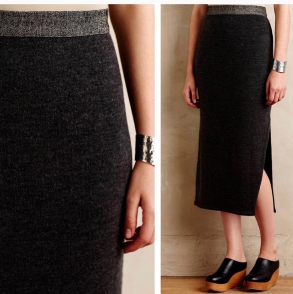 NWT Fitted Anthropology knit skirt